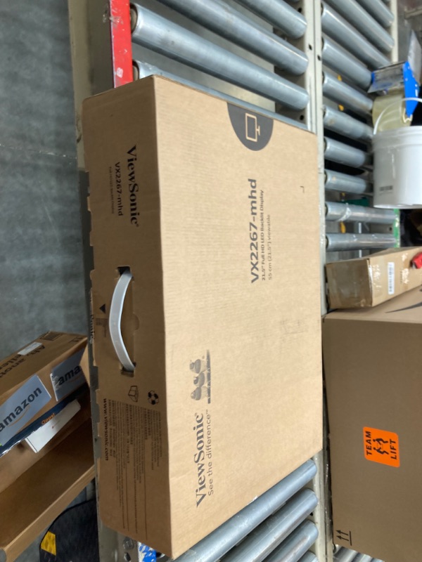 Photo 1 of ViewSonic VX2267-MHD 22 Inch 1080p Gaming Monitor with 100Hz, 1ms, Ultra-Thin Bezels, FreeSync, Eye Care, HDMI, VGA, and DP 22-Inch (New Model)