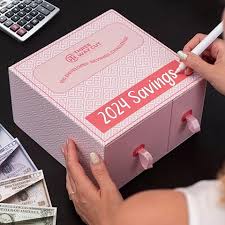 Photo 2 of 100 Envelopes Money Saving Challenge - Save 5050 Dollars In 100 Days Minimalistic Kit, 100 Cash Envelopes & Organizer Box Set, Trendy Tiktok & Youtube 5050 Bucks Savings Challenge, Fun Gift Ideas