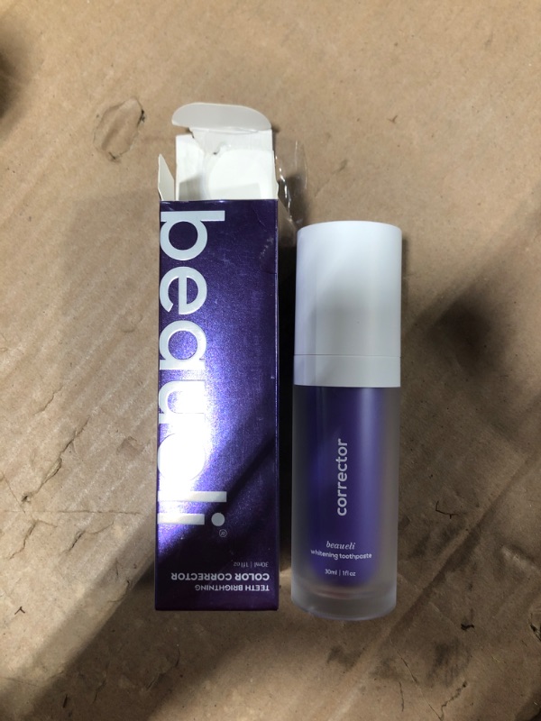 Photo 2 of  Purple Toothpaste for Teeth Whitening,Teeth Whitening Booster,Color Corrector Toothpaste,Purple Toothpaste,Tooth Colour Corrector,Reduce Yellowing,Tooth Stain Removal(30ml | 2 pcs