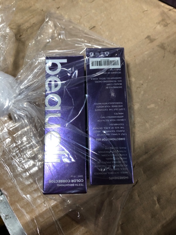 Photo 1 of  Purple Toothpaste for Teeth Whitening,Teeth Whitening Booster,Color Corrector Toothpaste,Purple Toothpaste,Tooth Colour Corrector,Reduce Yellowing,Tooth Stain Removal(30ml | 1