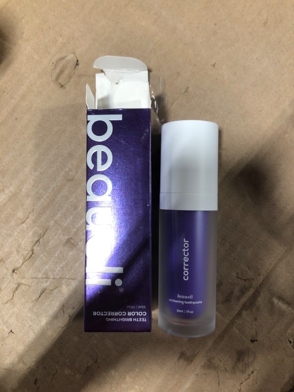 Photo 2 of  Purple Toothpaste for Teeth Whitening,Teeth Whitening Booster,Color Corrector Toothpaste,Purple Toothpaste,Tooth Colour Corrector,Reduce Yellowing,Tooth Stain Removal(30ml | 1