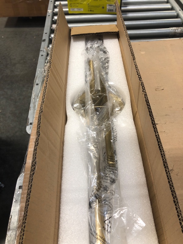 Photo 1 of EDISLIVE Dimmable Modern LED Vanity Light Fixtures Bathroom Vanity Wall Lighting, 23.6 in Mirror Vanity Lighting Fixtures for Bathroom Bedroom Makeup Living Room, Gold Gold-2 Beam 23.6 inch