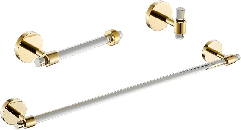 Photo 1 of 5-Piece Bath Hardware Set with Towel Bar Toilet Paper Holder Double Towel Hook in Stainless Steel Brushed Nickel
Questions & Answers (4)