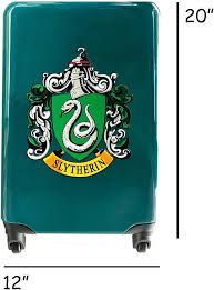 Photo 1 of Harry Potter Luggage Carry On Hardshell Rolling Luggage Suitcase Travel Bag Gifts Travel Stuff Slytherin with Custom Name