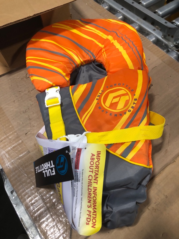 Photo 1 of Full Throttle Infant Baby-Safe USCG Approved Life Jacket Orange