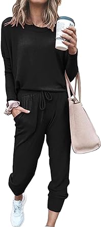 Photo 1 of ** MISSING SHIRTS***RETTYGARDEN Womens Long Sleeve Crewneck Pullover Tops And Long Pants 2 set