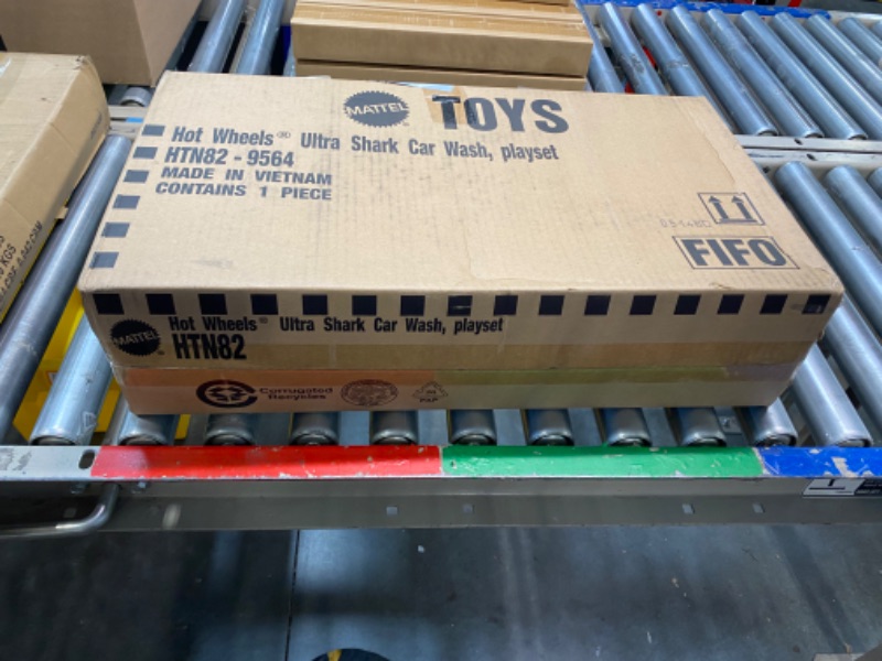 Photo 5 of ***USED FOR PARTS ONLY***AS IS ALL SALES ARE FINAL***NO RETURNS*** VATOS Track Toys 183 Pcs Shark Race Car Toys for Boys Girls 3 4 5 6 7 9 Year, Bendable Flexible Racetrack Cars with Shark & Ball, Ocean Theme Train Toys, STEM Educational Playset Birthday 