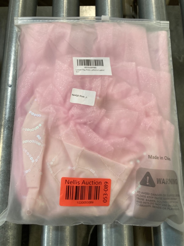 Photo 2 of ****USED** Lelepet Dog Dress,Dog Dresses for Large Dogs Girl,Large Dog Dress,Pink Dog Dress,Dog Tulle Tutu Dress for Wedding,Chihuahua,Yorkie,Dog Summer Dress,Dog Birthday Dress,Dog Princess Dress L Pink