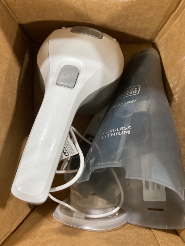 Photo 2 of ** needs cleaning**BLACK+DECKER Handheld Vacuum 2Ah, Power White 