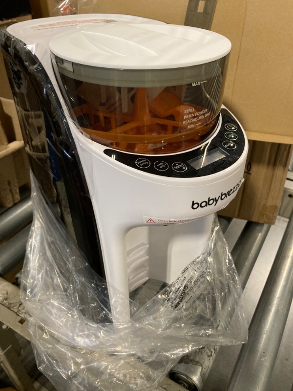 Photo 2 of Baby Brezza New and Improved Formula Pro Advanced Formula Dispenser Machine - Automatically Mix a Warm Formula Bottle Instantly - Easily Make Bottle with Automatic Powder Blending, White Base White