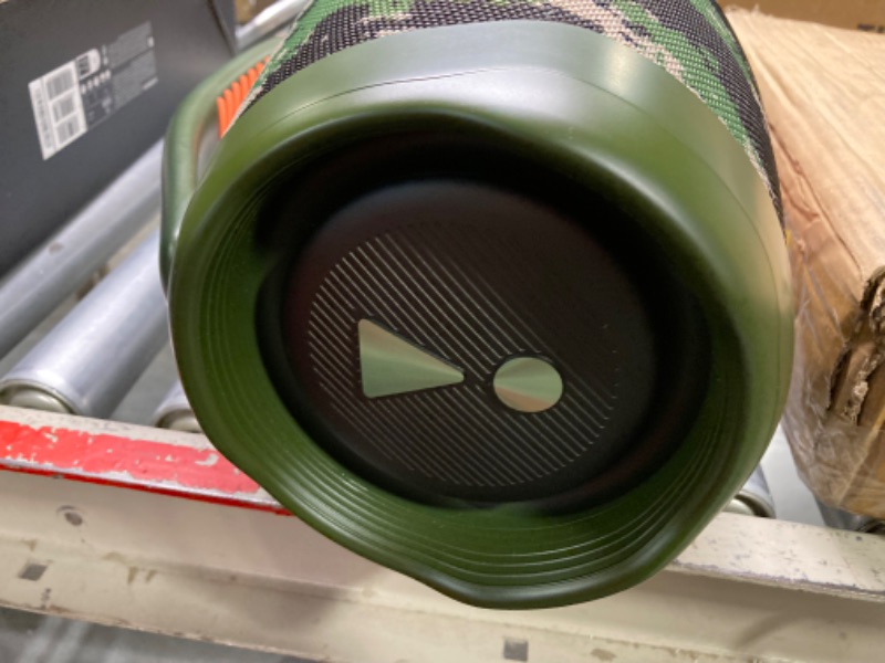 Photo 1 of JBL Boombox 3 - Portable Bluetooth Speaker, Powerful Sound and Monstrous bass, IPX7 Waterproof, 24 Hours of Playtime, powerbank, PartyBoost for Speaker Pairing, eco-Friendly Packaging (Squad) Camouflage