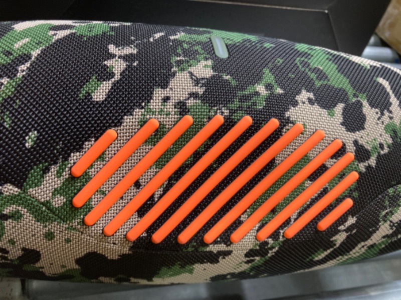 Photo 1 of JBL Boombox 3 - Portable Bluetooth Speaker, Powerful Sound and Monstrous bass, IPX7 Waterproof, 24 Hours of Playtime, powerbank, PartyBoost for Speaker Pairing, eco-Friendly Packaging (Squad) Camouflage