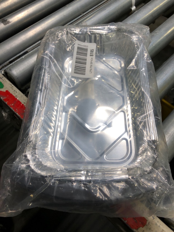 Photo 2 of ****USED** 10 Pack Aluminum Grill Drip Pans Liner Disposable Foil Grease Catcher Compatible with Char-Broil 2425514W12 Big Easy Grease Tray, Char-broil Big Easy Oilless Turkey Fryer Accessories