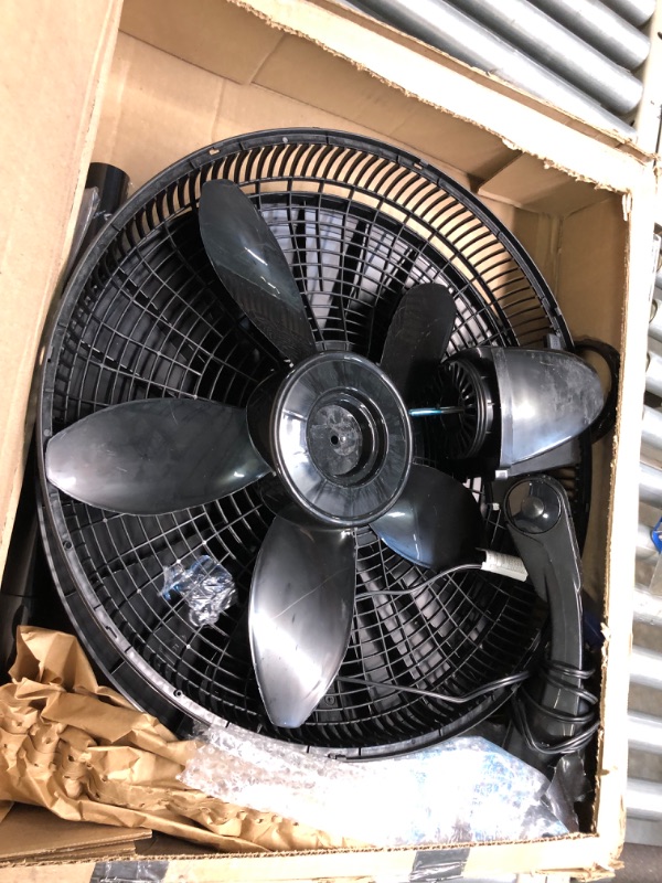 Photo 2 of ****USED****missing fan grill**** Lasko 1843 18" Remote Control Cyclone Pedestal Fan, Black