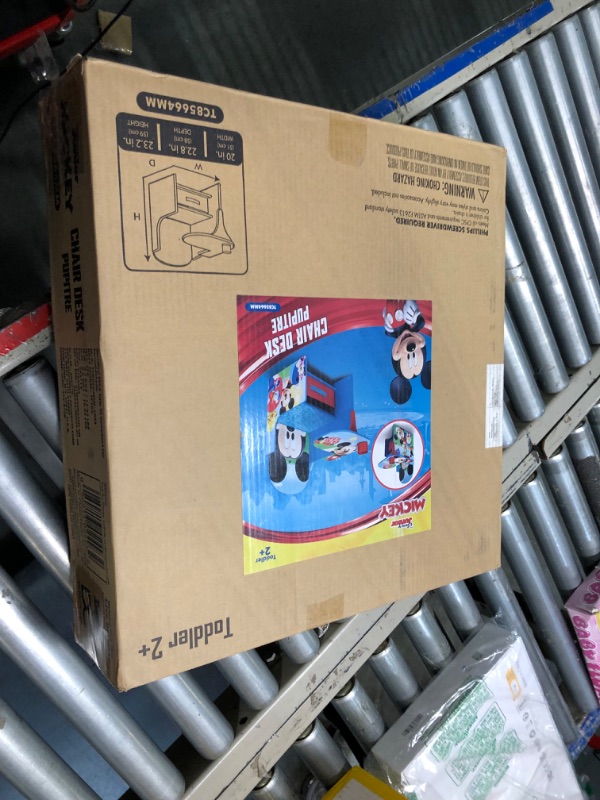 Photo 1 of Delta Children Chair Desk with Storage Bin, Disney Mickey Mouse & Deluxe Toy Box, Disney Mickey Mouse Chair Desk + Toy Box, Mickey Mickey Mouse