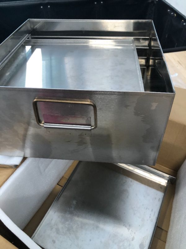 Photo 5 of ***USED****STEAMER ONLY******2-Layer Rice Noodle Roll Steamer, with Extra Steam Tray, Stainless Steel Top Open Rice Roll Steamer, for Home Use, Chinese Cheung Fun Cuisine Recipes Cookware, for Stove, Induction Cooktop