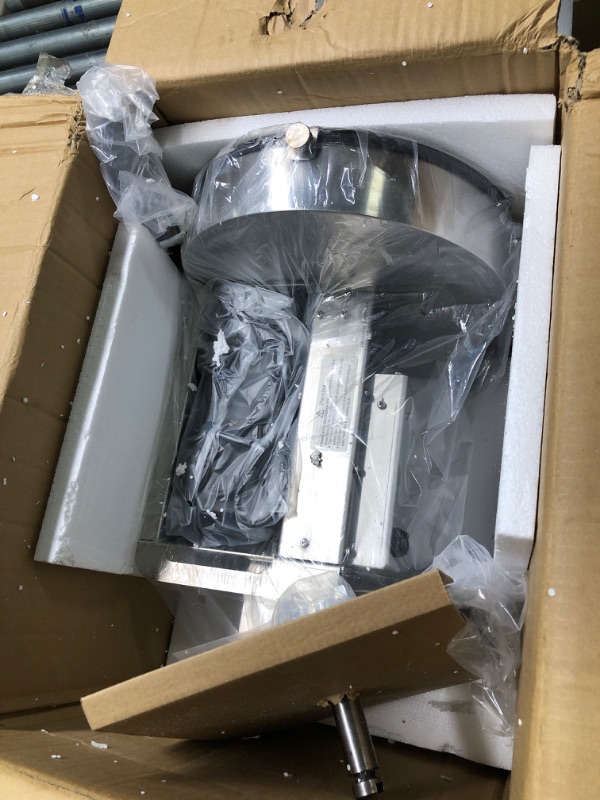 Photo 3 of ****USED**PARTS ONLY***SOLD AS IS**ALL SALES ARE FINAL**  WICHEMI Electric Vegetable Fruit Slicer Commercial Cabbage Shredder Machine 2 IN 1 Manual Electric Onion Potato Slicer Machine Stainless Steel Electric Food Slicer Cutter 0.2-10mm Thickness Adjusta