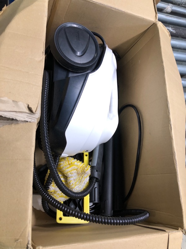 Photo 3 of ****USED*** Kärcher SC3 Steam Cleaner with Attachments, Multi Purpose Power Steamer – Chemical-Free, 40 Sec Heat-Up, Continuous Steam - for Grout, Tile, Hard Floors, Appliances & More - White SC3 White