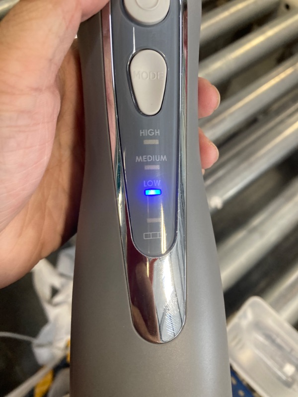 Photo 4 of ****for parts only, no returns**Waterpik Cordless Advanced Water Flosser for Teeth Gums Braces Dental Care with Travel Bag and 4 Tips ADA Accepted Rechargeable Portable and Wa
***Used. but in good condition and functional*** 