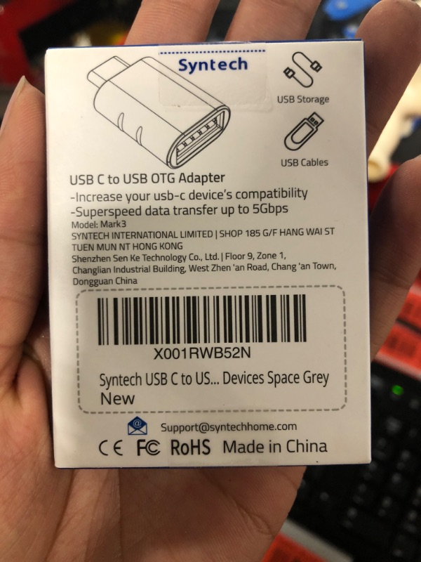 Photo 2 of **FACTORY SEALED**
 Syntech USB C to USB Adapter (2 Pack), 10Gbps USB 3.2 Gen 2 Fit Side by Side, USB C Male to USB A 3.2 Female Adapter Compatible with iPhone 15 Pro Max/iPad/iMac/MacBook Pro and Thunderbolt 4/3 Devices