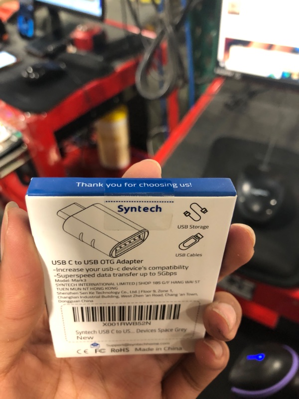 Photo 3 of **FACTORY SEALED**
 Syntech USB C to USB Adapter (2 Pack), 10Gbps USB 3.2 Gen 2 Fit Side by Side, USB C Male to USB A 3.2 Female Adapter Compatible with iPhone 15 Pro Max/iPad/iMac/MacBook Pro and Thunderbolt 4/3 Devices