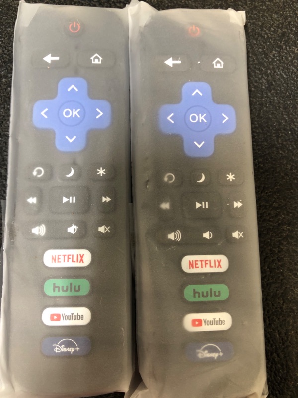 Photo 2 of (Pack of 2) Replacement Remote Control Only for Roku TV, Compatible for TCL Roku/Hisense Roku/Onn Roku/Philips Roku Smart TVs(Not for Stick and Box)