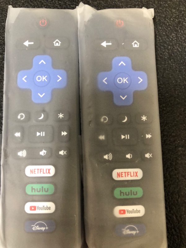 Photo 3 of (Pack of 2) Replacement Remote Control Only for Roku TV, Compatible for TCL Roku/Hisense Roku/Onn Roku/Philips Roku Smart TVs(Not for Stick and Box)