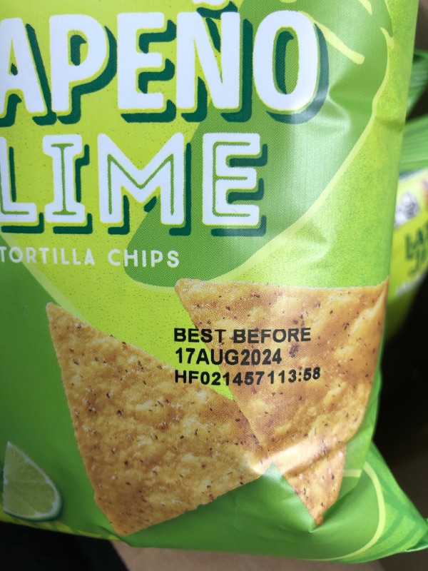 Photo 3 of **NON-REFUNDABLE- EXP. 8.18.24** Late July Snacks, Jalapeño Lime Tortilla Chips, 2-oz. Snack Bag (Pack of 6)
