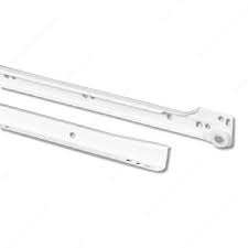 Photo 1 of ***PACK OF TWO*** Richelieu 23.62-in Side Mount 75-lb Load Capacity White Drawer Slide (2-Pieces)