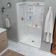 Photo 1 of ***MISSING ITEM*** Classic 500 48 in. W x 73.25 in. H x 34 in. D 3-Piece Direct-to-Stud Alcove Shower Surrounds in High Gloss White