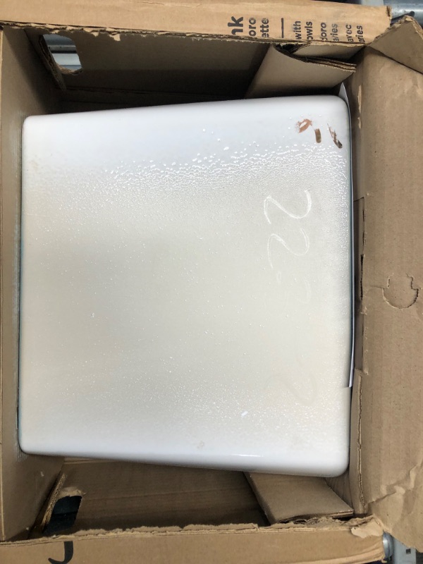 Photo 3 of ***USED - LIKELY MISSING PARTS - UNABLE TO VERIFY FUNCTIONALITY***
American Standard 4188A004.020 Cadet Pro Toilet Tank with Lid, White, 