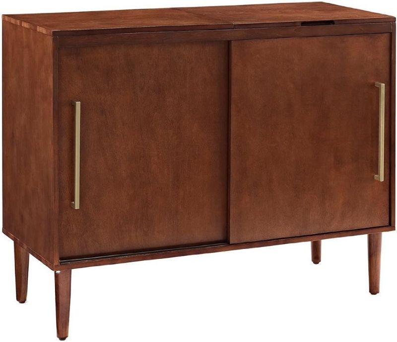 Photo 1 of ***SEE NOTES*** Crosley Furniture Everett Mid-Century Modern Media Console, Mahogany