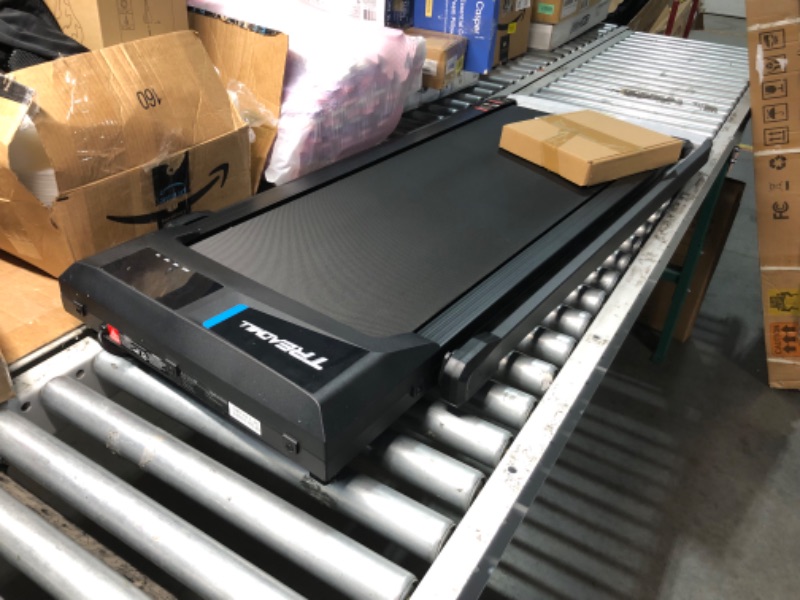 Photo 7 of ***USED - UNTESTED - SEE COMMENTS***
Walking Pad Under Desk Treadmill: 2 in 1 Folding Incline Treadmill for Home Office with Console Remote APP Control - 2.5HP Quiet Portable Foldable Walking Pad with 300lbs Capacity LED Screen