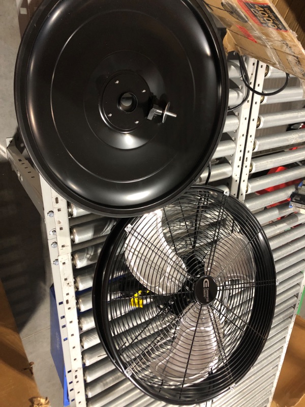 Photo 3 of ***USED FOR PARTS ONLY*** 20 in. Oscillating Pedestal Fan with Adjustable Height in Black
