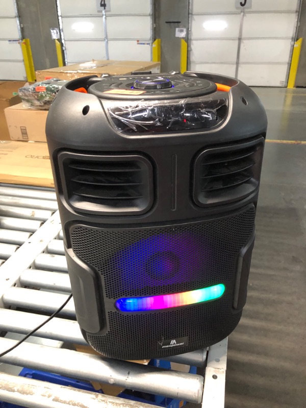 Photo 5 of ***HEAVILY USED AND DIRTY - NO PACKAGING - MISSING MICROPHONE - SEE PICTURES***
Maxpower MPD592 12 Woofer Bluetooth Karaoke Trolley Speaker With Dancing Led Lights
