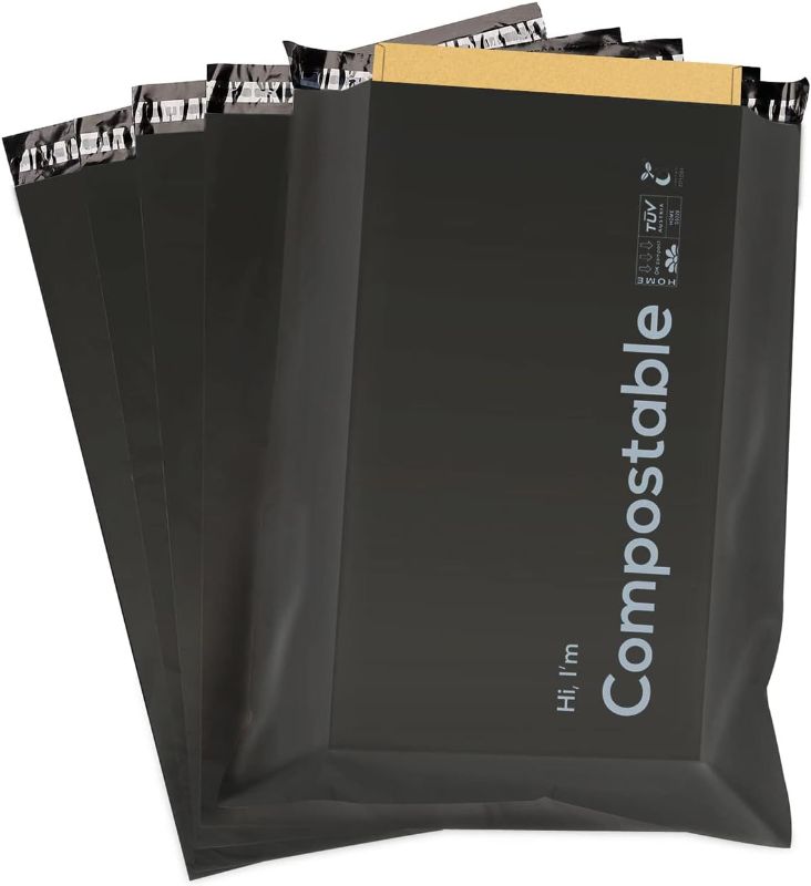 Photo 1 of ***STOCK PHOTO REFERENCE ONLY***12x15.5 inch Biodegradable Shipping Bags,50 Count Compostable Poly Mailers with Eco Friendly Packaging Envelopes Supplies Mailing Bags
