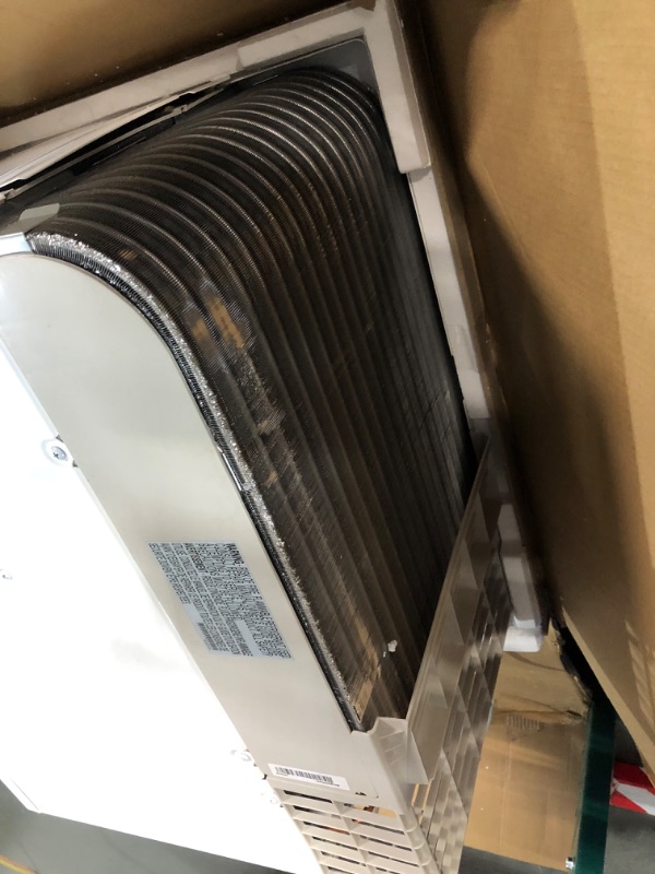 Photo 7 of ***DAMAGED - MISSING PARTS - UNTESTED - SEE COMMENTS***
LG 11,800 BTU Through the Wall Air Conditioner, 115V, Cools up to 530 Sq. Ft. for Bedroom, Living Room, Apartment, with Remote, 3 Cool & Fan Speeds, Universal design fits most sleeves, White 1 Count 