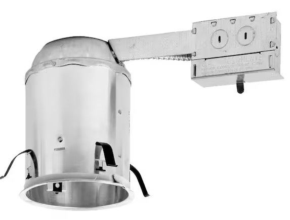 Photo 1 of **MISSING PIECES** H7 6 in. Aluminum Recessed Lighting Housing for Remodel Ceiling, Insulation Contact, Air-Tite
