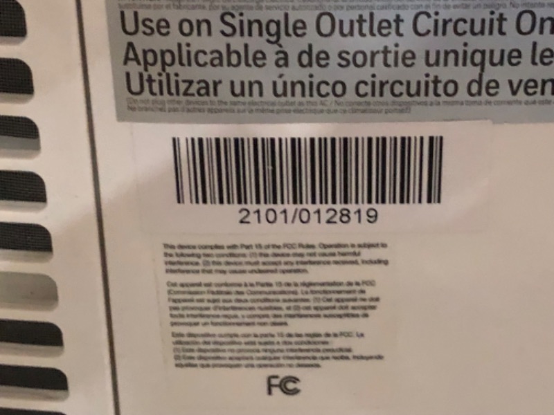 Photo 3 of ***USED - UNTESTED - NO PACKAGING - SEE COMMENTS***
Honeywell 10,000 BTU Portable Air Conditioner for Bedroom, Living Room, Office, Kitchen, 115V, Cools Up To 450 Sq. Ft. with Remote Control, Dehumidifier and Fan, 24-hour Timer, White