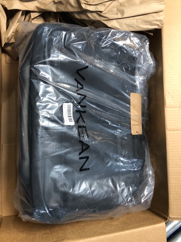 Photo 1 of **BROKEN HANDLE**VANKEAN 17.3 Inch Rolling Laptop Bag, Waterproof Overnight Rolling Bags, Laptop Bags for Travel/Work/Business, Stylish Carry on Briefcase, Black