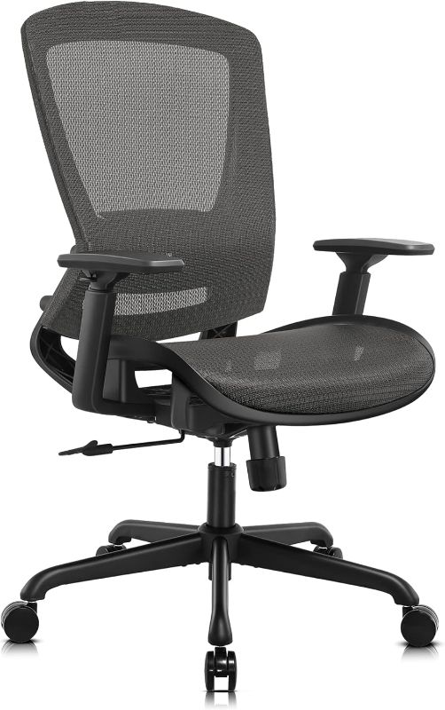 Photo 1 of ***USED - MISSING NUMEROUS PARTS - SEE COMMENTS***
Mesh Office Chair,Ergonomic Computer Desk Chair,Sturdy Task Chair- Adjustable Lumbar Support & Armrests,Tilt Function,Comfort Wide Seat,Swivel Home Office Chair