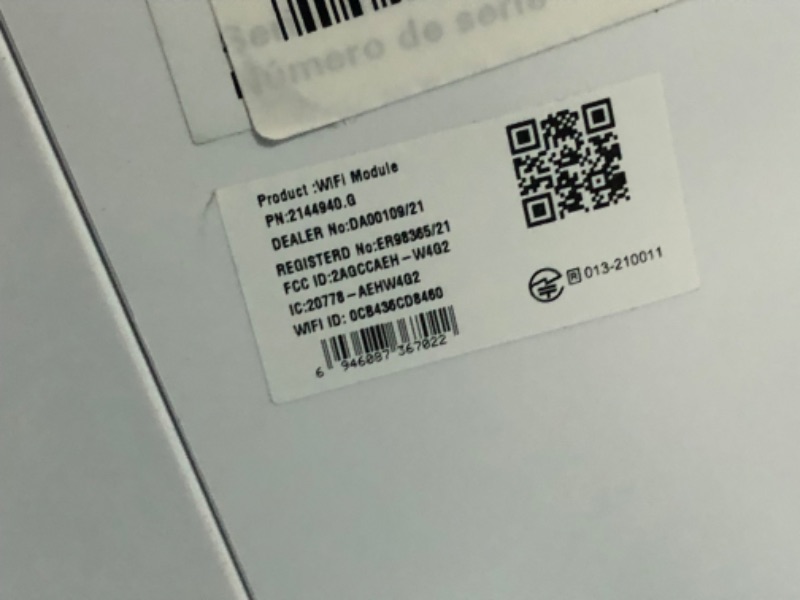 Photo 5 of ***USED - POWERS ON - UNABLE TO TEST FURTHER - LIKELY MISSING PARTS***
Hisense Smart SACC 8,000 BTU Dual Hose Portable Air Conditioner with Heat Pump, 4-modes (Cool, Heat, Fan, Dehumidifier) WiFi, Remote, Up to 550 sq. ft., AP55023HR1GD White - (Renewed)