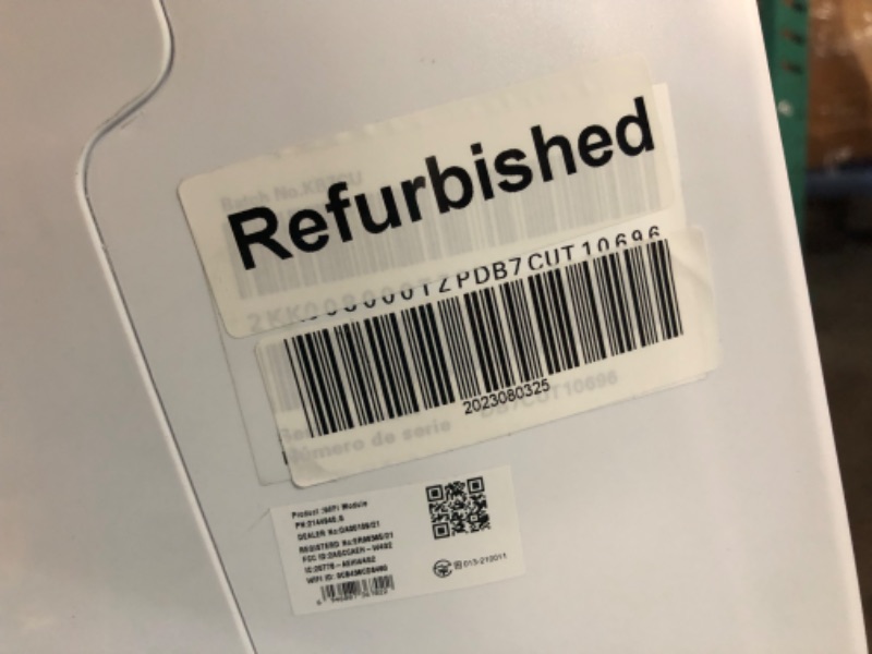 Photo 6 of ***USED - POWERS ON - UNABLE TO TEST FURTHER - LIKELY MISSING PARTS***
Hisense Smart SACC 8,000 BTU Dual Hose Portable Air Conditioner with Heat Pump, 4-modes (Cool, Heat, Fan, Dehumidifier) WiFi, Remote, Up to 550 sq. ft., AP55023HR1GD White - (Renewed)