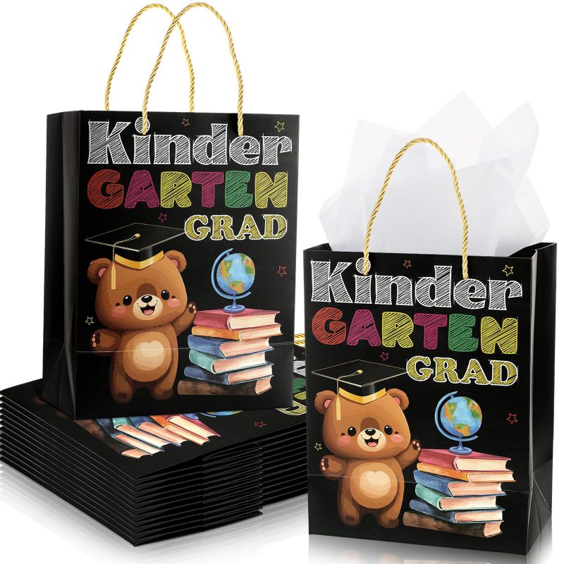 Photo 1 of **BUNDLE**(2 qty) Kolldenn 12 Pcs Kindergarten Graduation Gift Bag 11.5 Inch 