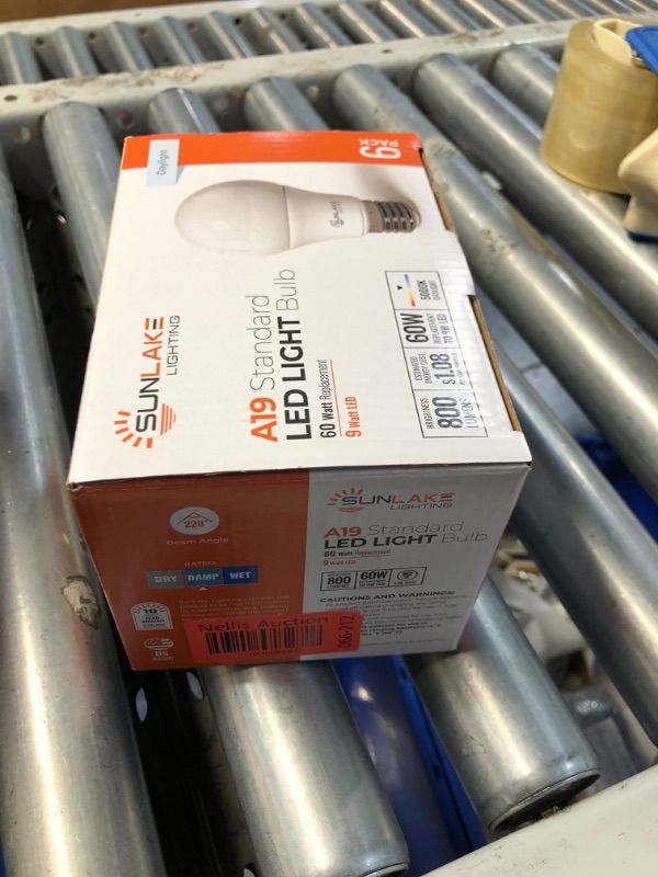 Photo 3 of A19 LED Light Bulb, Non Dimmable Led Bulbs 60 Watt Equivalent, 9W Daylight 5000K 800 lumens, 6 Pack, Standard Indoor LED Light Bulbs E26 Medium Base, Energy Star & UL Listed, Lamps 6 Pack 5000k