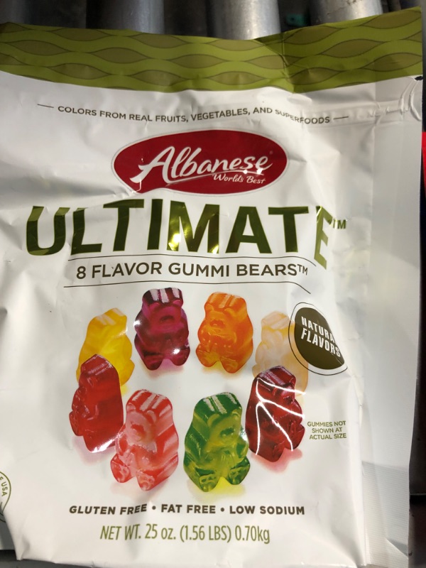 Photo 4 of ***NON REFUNDABLE **EXP:9/15/24***Albanese World's Best Family Share Pack, 12 Flavor Gummi Bears & True to Fruit Exotic Fruits , 1 - 36oz & 1 25oz bags of Candy, Back to School Lunchbox Treats
