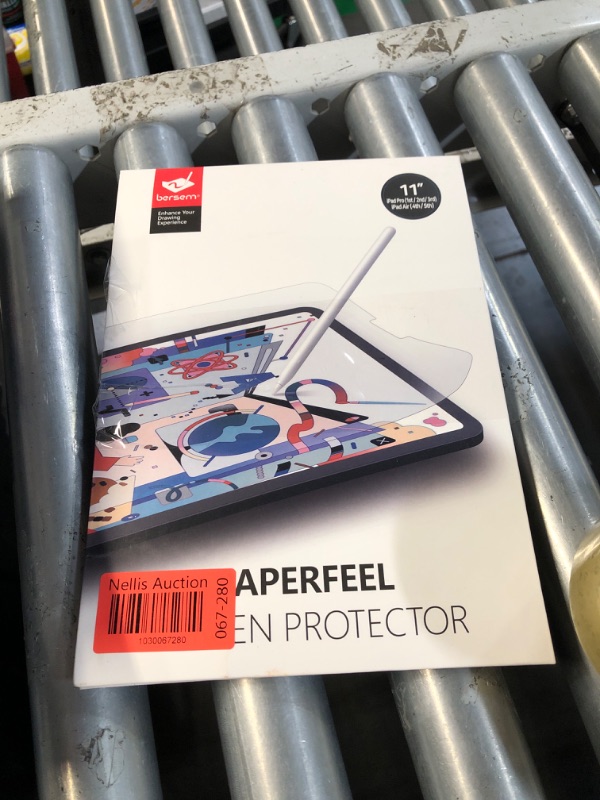 Photo 2 of **BUNDLE**(2 qty) bersem [2 Pack Tempered Glass Screen Protector Compatible with IPAD, Auto Alignment Kit/9H Hardness/Transparent HD Clear/Anti-Scratch/Bubbles Free/High Response