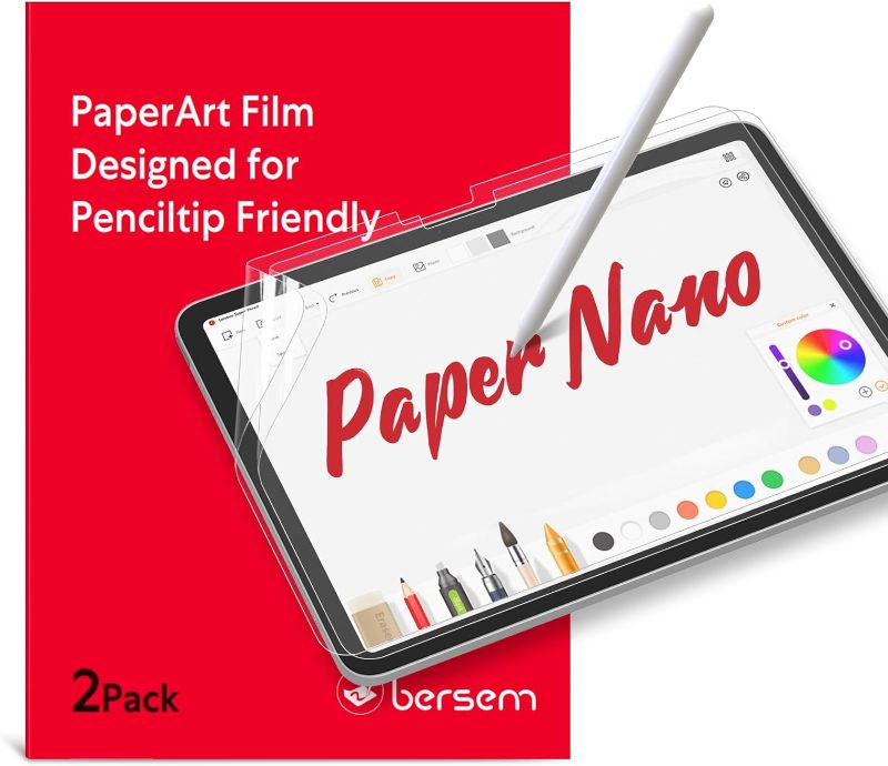 Photo 1 of **BUNDLE**(2 qty) bersem [2 Pack Tempered Glass Screen Protector Compatible with Nintendo Switch OLED 7 inch 2021, Auto Alignment Kit/9H Hardness/Transparent HD Clear/Anti-Scratch/Bubbles Free/High Response