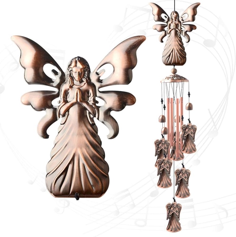 Photo 1 of ***REFERENCE TO STOCK PHOTO***Angel Gifts for Grandma, Mother Wind Chimes,Birthday Gifts for mom/Husband/Wife/Women/Aunt/Daughte/Friend/Niece/Sister/Teacher,Gardening Gifts,Memorial Windchime Outside,Yard Decor