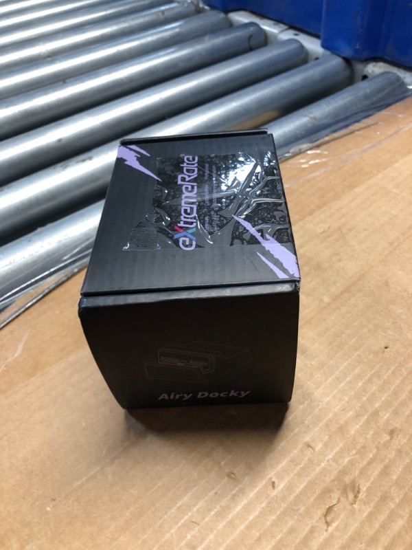 Photo 1 of eXtremeRate AiryDocky DIY Kit LED Version Replacement Shell Case Compatible with Nintendo Switch Dock, Redesigned IR Remote Control 7 Color 50 Effects RGB LED Kit for Nintendo Switch OLED Dock Clear